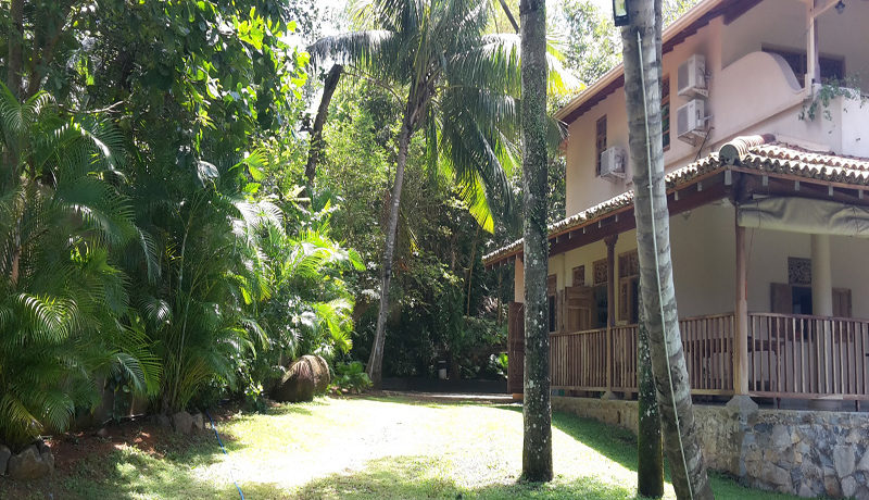 Side of villa