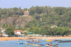 Villa from beach