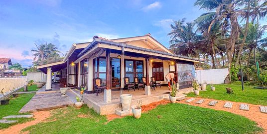 Beachfront 50-perch Rathgama property.