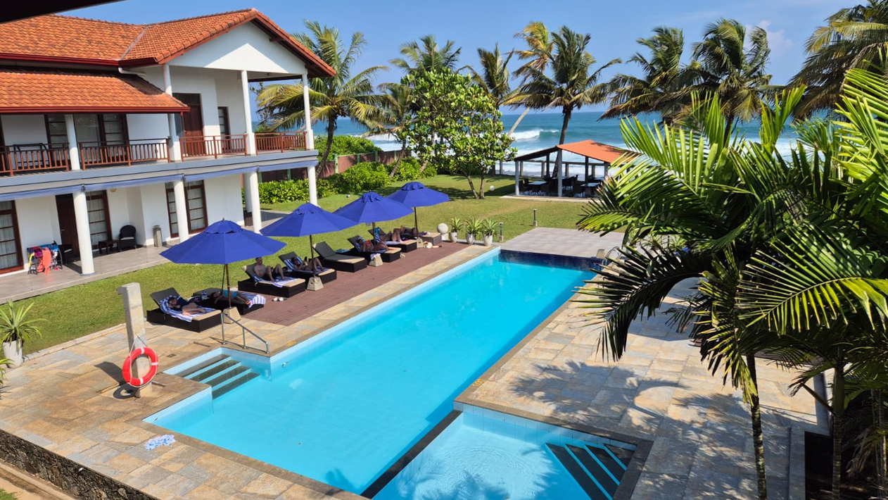Beachfront Villa Hotel for Sale Luxury Colonial-Style Retreat with Private Beach Access