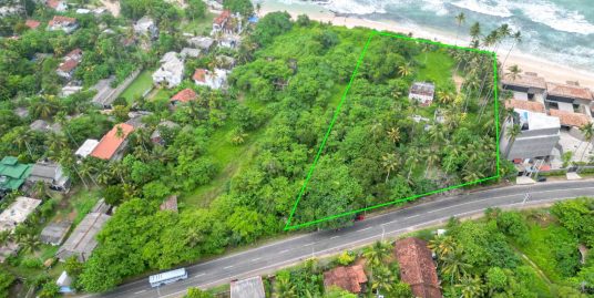 1.5 Acres of Beachfront Land in Midigama