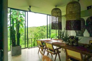 Contemporary polished cement interior luxury home Sri Lanka