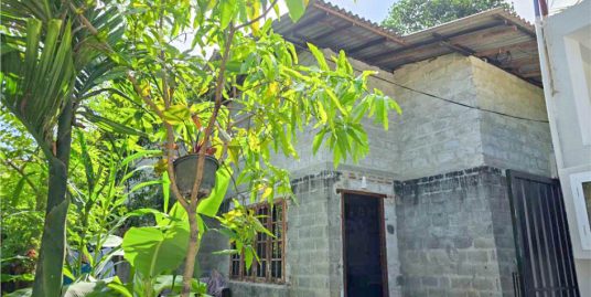 Two-Bedroom Unfinished House for Sale